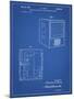 PP1115-Blueprint Tube Television Patent Poster-Cole Borders-Mounted Giclee Print