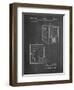 PP1115-Chalkboard Tube Television Patent Poster-Cole Borders-Framed Giclee Print
