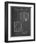 PP1115-Chalkboard Tube Television Patent Poster-Cole Borders-Framed Giclee Print