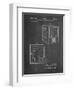 PP1115-Chalkboard Tube Television Patent Poster-Cole Borders-Framed Giclee Print