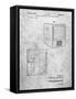 PP1115-Slate Tube Television Patent Poster-Cole Borders-Framed Stretched Canvas