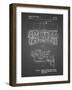 PP1116-Black Grid Turret Drive System Patent Poster-Cole Borders-Framed Giclee Print