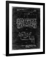 PP1116-Black Grunge Turret Drive System Patent Poster-Cole Borders-Framed Giclee Print