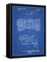 PP1116-Blueprint Turret Drive System Patent Poster-Cole Borders-Framed Stretched Canvas