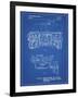 PP1116-Blueprint Turret Drive System Patent Poster-Cole Borders-Framed Giclee Print