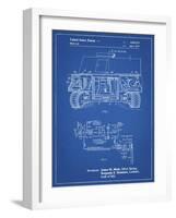 PP1116-Blueprint Turret Drive System Patent Poster-Cole Borders-Framed Giclee Print