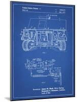 PP1116-Blueprint Turret Drive System Patent Poster-Cole Borders-Mounted Giclee Print