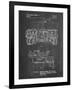 PP1116-Chalkboard Turret Drive System Patent Poster-Cole Borders-Framed Giclee Print