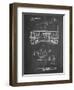 PP1116-Chalkboard Turret Drive System Patent Poster-Cole Borders-Framed Giclee Print