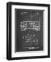 PP1116-Chalkboard Turret Drive System Patent Poster-Cole Borders-Framed Giclee Print