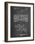 PP1116-Chalkboard Turret Drive System Patent Poster-Cole Borders-Framed Giclee Print