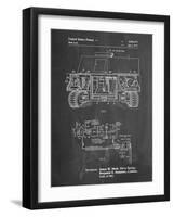 PP1116-Chalkboard Turret Drive System Patent Poster-Cole Borders-Framed Giclee Print