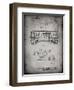 PP1116-Faded Grey Turret Drive System Patent Poster-Cole Borders-Framed Giclee Print