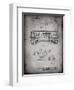 PP1116-Faded Grey Turret Drive System Patent Poster-Cole Borders-Framed Giclee Print