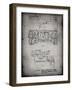 PP1116-Faded Grey Turret Drive System Patent Poster-Cole Borders-Framed Giclee Print