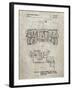 PP1116-Sandstone Turret Drive System Patent Poster-Cole Borders-Framed Giclee Print