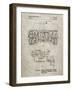 PP1116-Sandstone Turret Drive System Patent Poster-Cole Borders-Framed Giclee Print