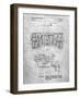 PP1116-Slate Turret Drive System Patent Poster-Cole Borders-Framed Giclee Print