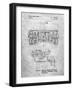 PP1116-Slate Turret Drive System Patent Poster-Cole Borders-Framed Giclee Print