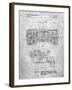 PP1116-Slate Turret Drive System Patent Poster-Cole Borders-Framed Giclee Print