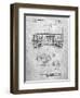 PP1116-Slate Turret Drive System Patent Poster-Cole Borders-Framed Giclee Print