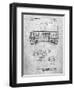 PP1116-Slate Turret Drive System Patent Poster-Cole Borders-Framed Giclee Print