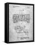 PP1116-Slate Turret Drive System Patent Poster-Cole Borders-Framed Stretched Canvas