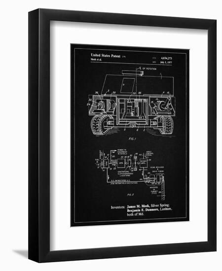 PP1116-Vintage Black Turret Drive System Patent Poster-Cole Borders-Framed Premium Giclee Print