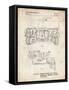 PP1116-Vintage Parchment Turret Drive System Patent Poster-Cole Borders-Framed Stretched Canvas