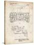 PP1116-Vintage Parchment Turret Drive System Patent Poster-Cole Borders-Stretched Canvas