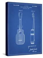 PP1117-Blueprint Ukulele Patent Poster-Cole Borders-Stretched Canvas