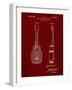 PP1117-Burgundy Ukulele Patent Poster-Cole Borders-Framed Giclee Print