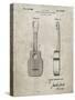 PP1117-Sandstone Ukulele Patent Poster-Cole Borders-Stretched Canvas