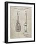 PP1117-Sandstone Ukulele Patent Poster-Cole Borders-Framed Giclee Print