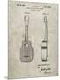 PP1117-Sandstone Ukulele Patent Poster-Cole Borders-Mounted Premium Giclee Print