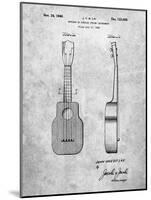PP1117-Slate Ukulele Patent Poster-Cole Borders-Mounted Giclee Print