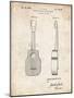 PP1117-Vintage Parchment Ukulele Patent Poster-Cole Borders-Mounted Giclee Print