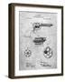 PP1119-Slate US Firearms Single Action Army Revolver Patent Poster-Cole Borders-Framed Giclee Print