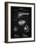 PP1119-Vintage Black US Firearms Single Action Army Revolver Patent Poster-Cole Borders-Framed Giclee Print