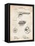 PP1119-Vintage Parchment US Firearms Single Action Army Revolver Patent Poster-Cole Borders-Framed Stretched Canvas