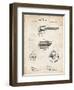 PP1119-Vintage Parchment US Firearms Single Action Army Revolver Patent Poster-Cole Borders-Framed Giclee Print