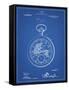 PP112-Blueprint U.S. Watch Co. Pocket Watch Patent Poster-Cole Borders-Framed Stretched Canvas