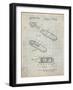 PP1120-Antique Grid Parchment USB Flash Drive Patent Poster-Cole Borders-Framed Giclee Print