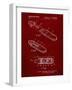 PP1120-Burgundy USB Flash Drive Patent Poster-Cole Borders-Framed Giclee Print