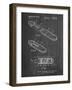 PP1120-Chalkboard USB Flash Drive Patent Poster-Cole Borders-Framed Giclee Print