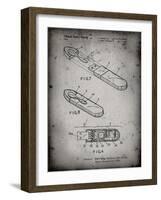 PP1120-Faded Grey USB Flash Drive Patent Poster-Cole Borders-Framed Giclee Print