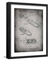 PP1120-Faded Grey USB Flash Drive Patent Poster-Cole Borders-Framed Giclee Print