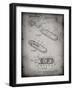 PP1120-Faded Grey USB Flash Drive Patent Poster-Cole Borders-Framed Giclee Print