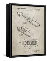 PP1120-Sandstone USB Flash Drive Patent Poster-Cole Borders-Framed Stretched Canvas