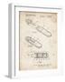 PP1120-Vintage Parchment USB Flash Drive Patent Poster-Cole Borders-Framed Giclee Print